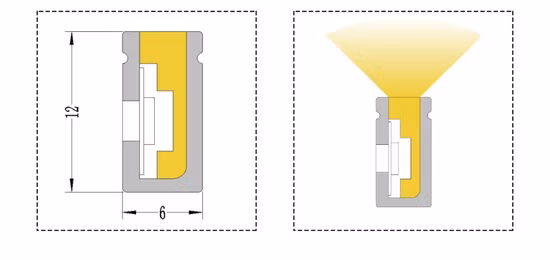 IP67 6*12mm Constant Current Side-Emitting Silicone Neon LED Strip Light