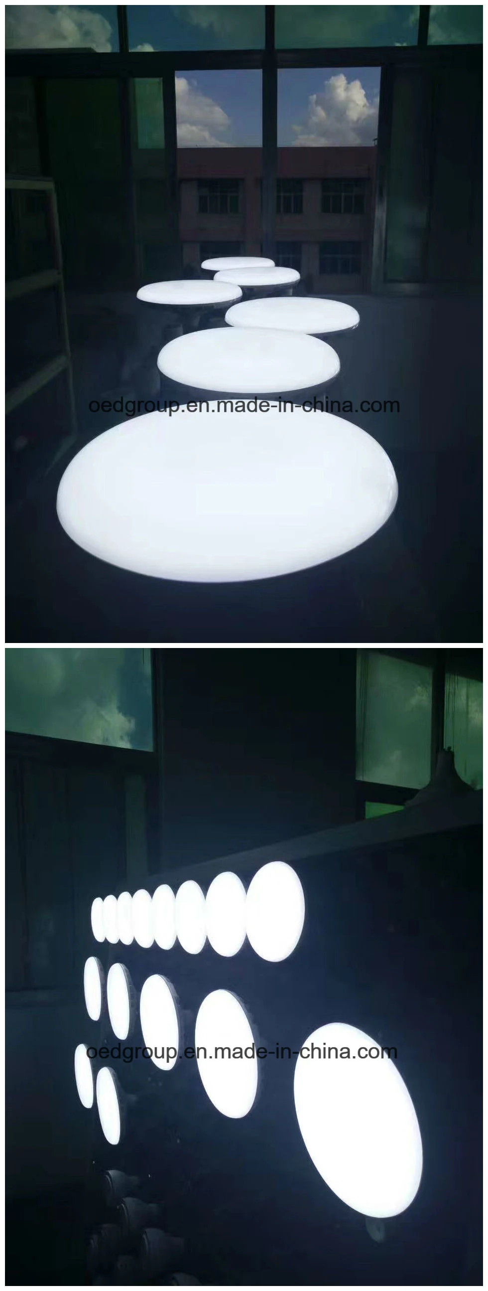 Indoor Outdoor IP54 Modern Ceiling Light Fixture for Steam Room, Hotel, Bathroom Square Acrylic IP65 LED Ceiling Light