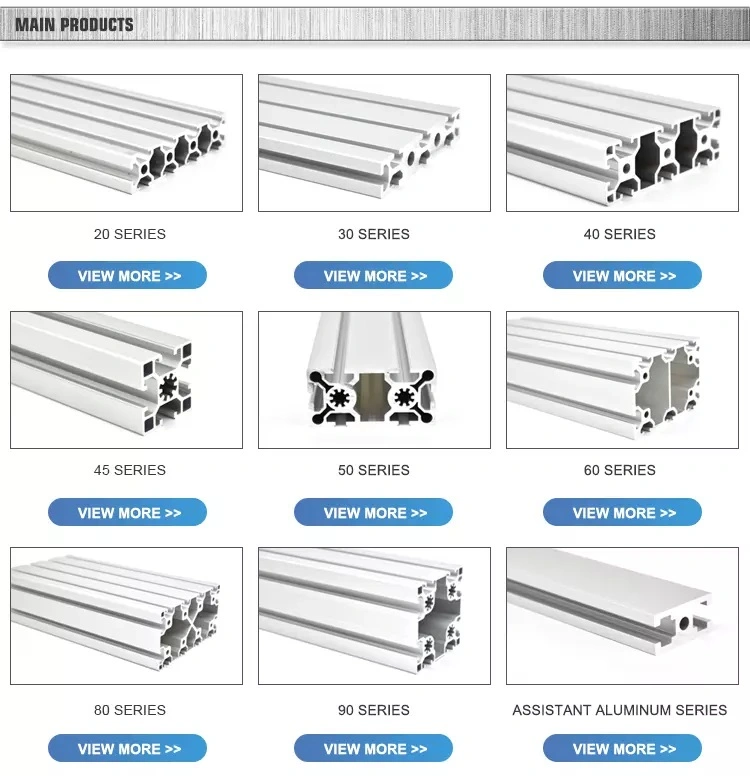 Extruded T Slot 3090 Aluminium Profile High Quality Aluminium Fence Wholesale