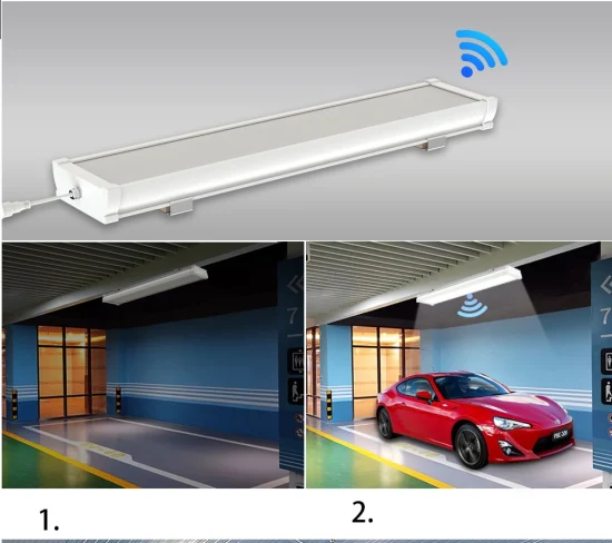 특허 디자인 직사각형 LED 삼중 방지 조명, 방진 조명, 40W, IP65 방수
