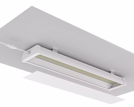 특허 디자인 직사각형 LED 삼중 방지 조명, 방진 조명, 40W, IP65 방수