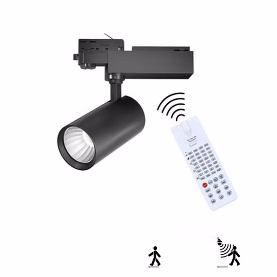 30W COB LED 자기 트랙 조명 4선 LED 트랙 조명 선형 스폿 스마트 라이트